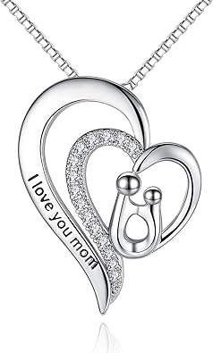 i love you mom necklace amazon