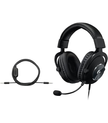 Amazon.com: Logitech G Pro X Wired Gaming Headset with Blue Voice