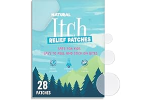 OUKKEN Bite Itch Relief Patches, After Bite Anti Itch Stickers, Fast Itch Relief, Reduces Swell, Bite Suction Tool Alternative, Summer Travel, Cruise, Camping, Hiking Essentials for Kids