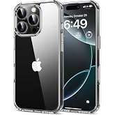 HOOMIL Case for iPhone 16 Pro Max 6.9-Inch, Non-Yellowing, Drop Protection, Anti-Scratch Transparent Hard Back Phone Cover - Crystal Clear