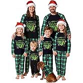 Feionusin Christmas Pajamas Matching Sets for Family Xmas Pjs Sleepwear Set Holiday Family Nightwear Pajamas Matching Sets(Medium, for Pet, 11-Green | Christmas Tree)