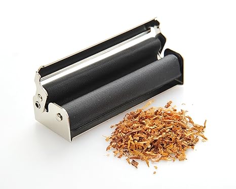 The Khan Outdoor & Lifestyle Company Manuelle Zigarettendrehmaschine (Zigarettenmaschine/Dreher) aus Zinklegierung (8cm x 2.9
