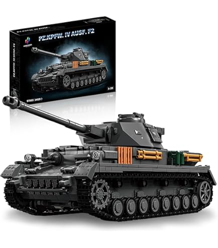 未組立 1/15 BANDAI GERMAN TANK4 TYPE F2 プラモ Amazon.com: FULHOLPE Technology Tank Building Block Set with