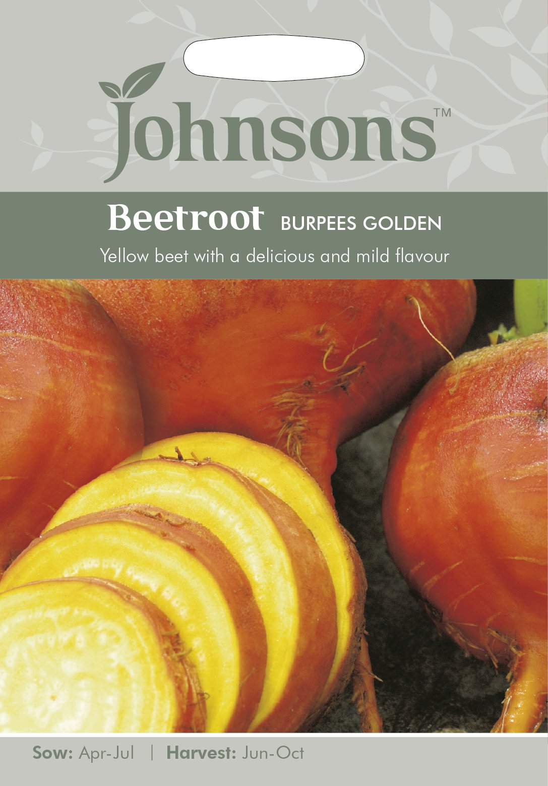 Johnsons 17413 Vegetable Seeds, Beetroot Burpees Golden