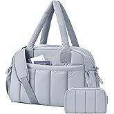oscaurt Gym Bag for Women Lightweight Duffle Bag for Travel with Toiletry Pouch Water Resistant Carry On Weekender Overnight Duffel