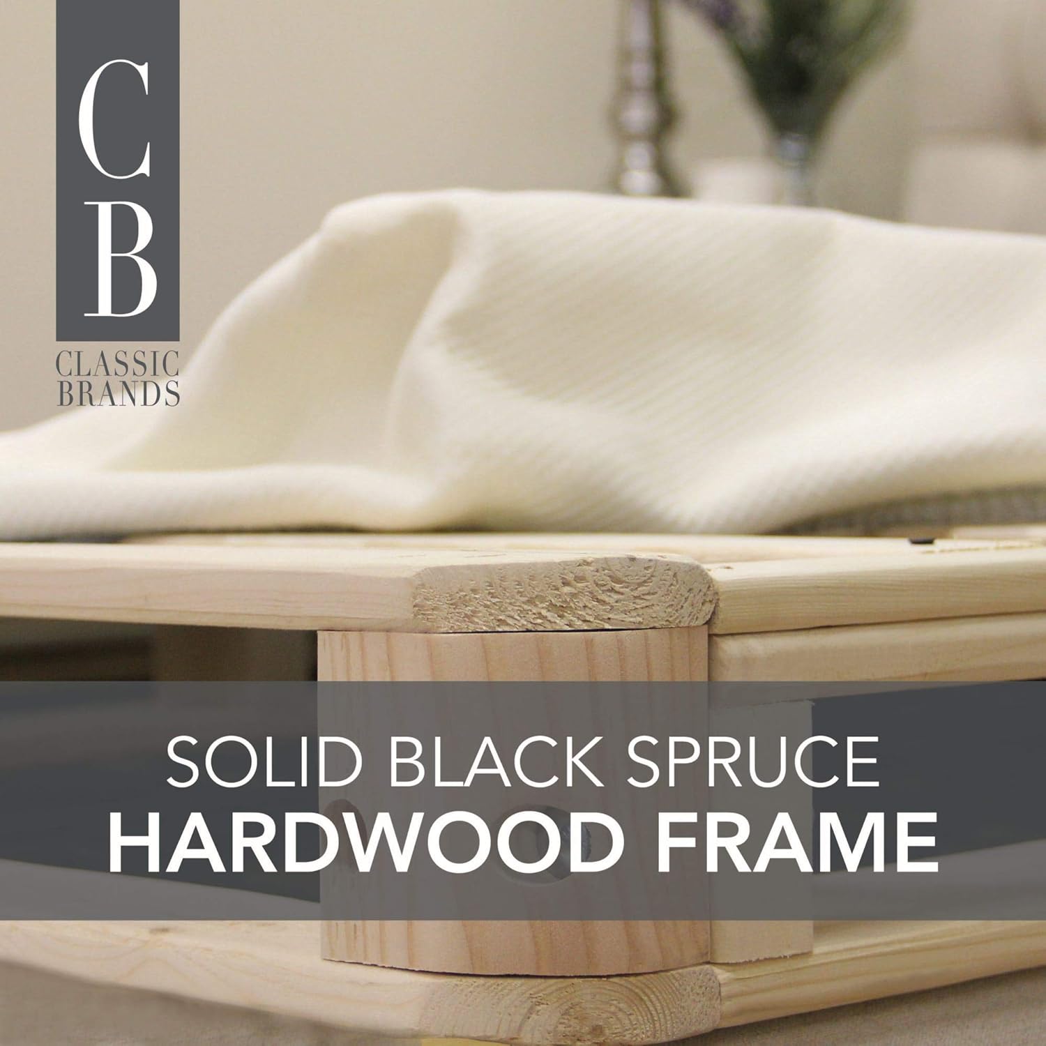 Classic Brands Instant Foundation High Profile 8-Inch Box-Spring Replacement, Queen: Furniture & Decor