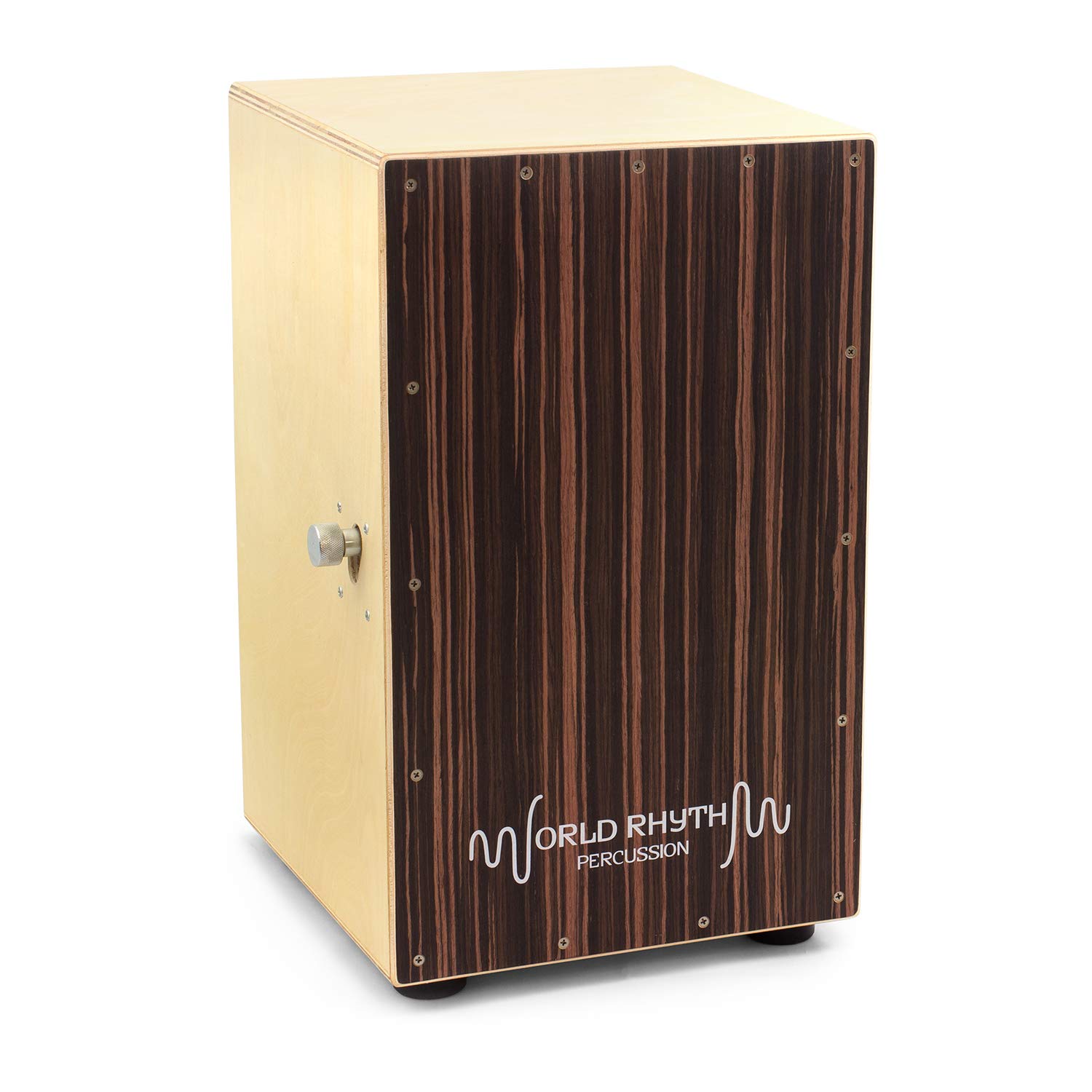 World Rhythm Black Sandalwood Cajon Drum