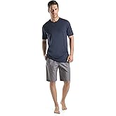 HANRO Men's Night and Day Short Sleeve Shirt 75430