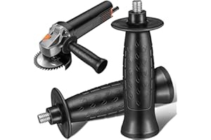 Angle Grinder Side Handle M10 Thread, 2PCS Grinder Handle Replacement Auxiliary Side Grip for Grinding Cutting Sanding Tools 