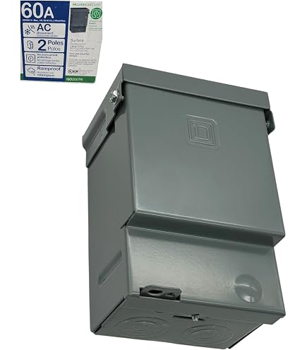 Interrupteur-déconnecteur Square D QO200TRCP 60A 240V Pour Climatiseur - Neuf Boîte Ouverte