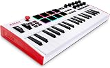 Akai MPK Mini Plus 37 Key USB MIDI Controller with 8 Pad Sequencer CV/Gate NKS