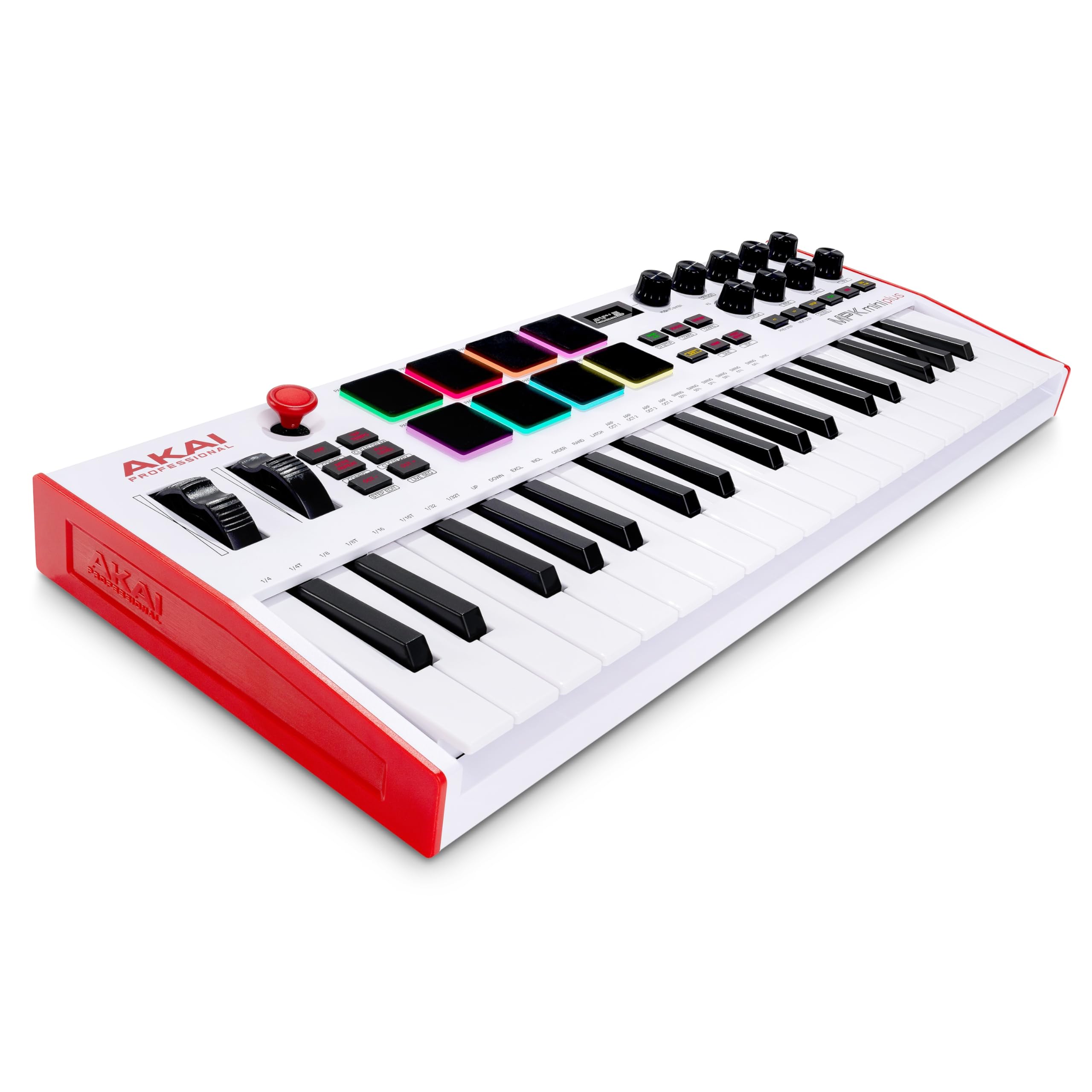 AKAI Professional USB MIDIキーボードコントローラー 37鍵 8個のMPCパッド シーケンサー内蔵 MIDI/CV/Gate入出力 Native Instrumentsサウンドパッケージ付属 音楽制作ソフトウェア付属 MPK Mini Plus ホワイト商品画像