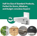 moonybaby 4 Pack Lightweight Door Lever Safety Lock White view 2