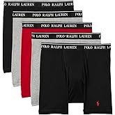 Polo Ralph Lauren Men's Classic Fit Cotton Boxer Briefs 5 Pack