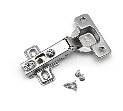 2 x Standard Küche Schrank Tür Scharnier 35 mm + Schrauben