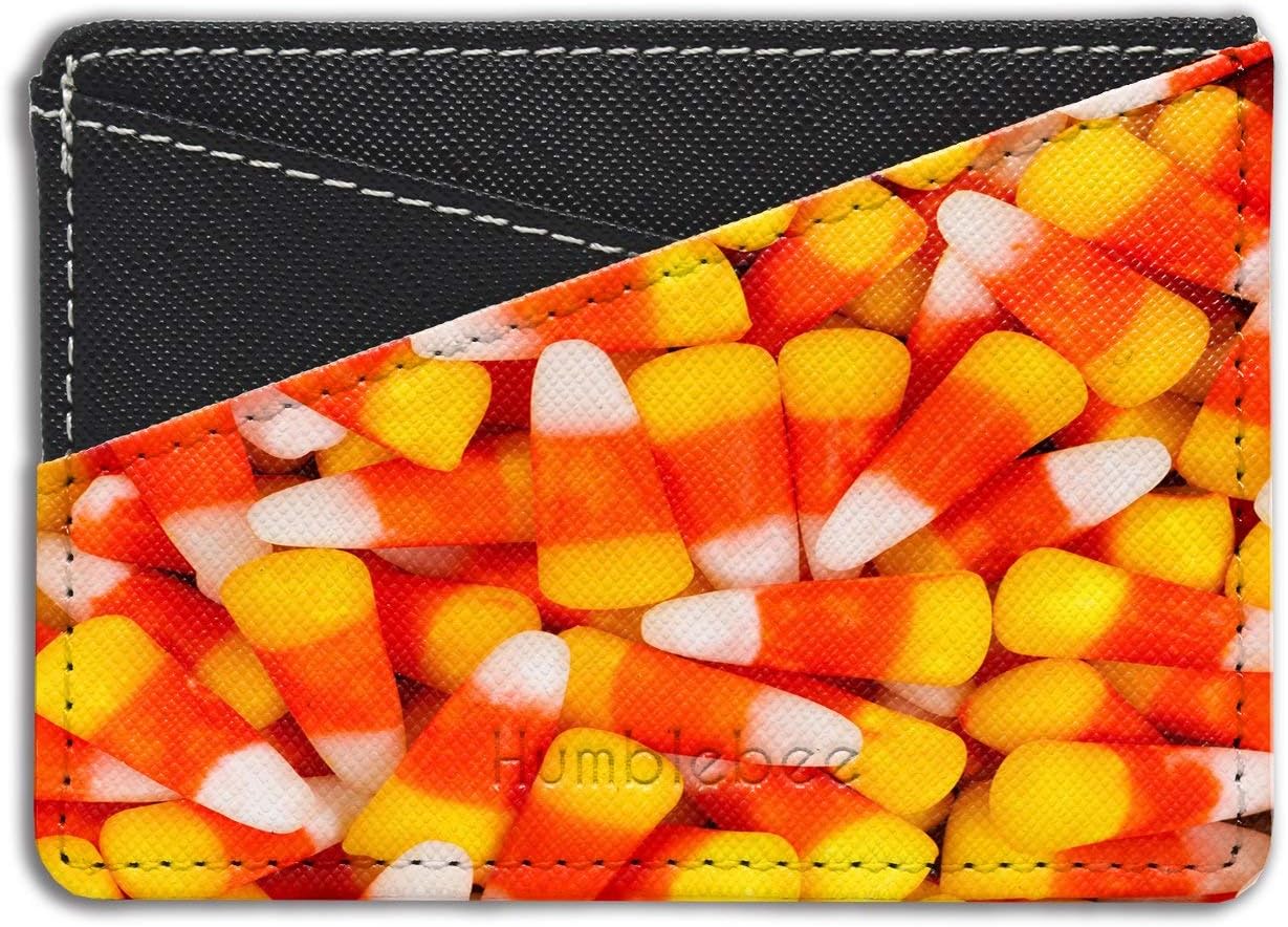 Candy Corn Sweets Printed Credit Card & Cash Holder Wallet By Humblebee London - HB-HCH-S101