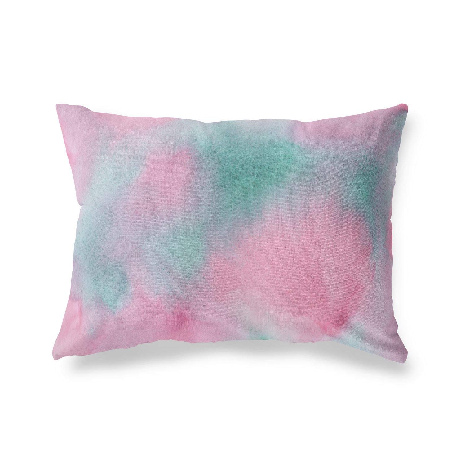 Bonamaison Decorative Cushion Cover Watercolor Theme, Throw Pillow Covers, Home Decorative Pillowcases for Livingroom, Sofa, Bedroom, Size:35x50 Cm - Designed and Manufactured in Turkey