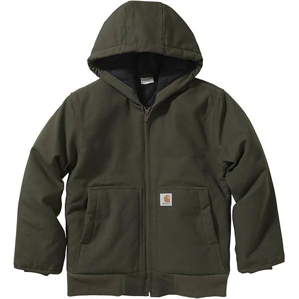 Amazon.com: Carhartt Little Girls Sherpa Lined Jacket Coat
