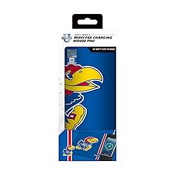 SOAR NCAA Wireless Charging Mouse Pad, Kansas