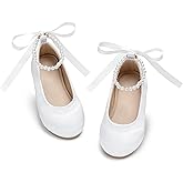 Otter MOMO Toddler/Little Girls Mary Jane Ballerina Flats Shoes Slip-on School Party Dress Shoes