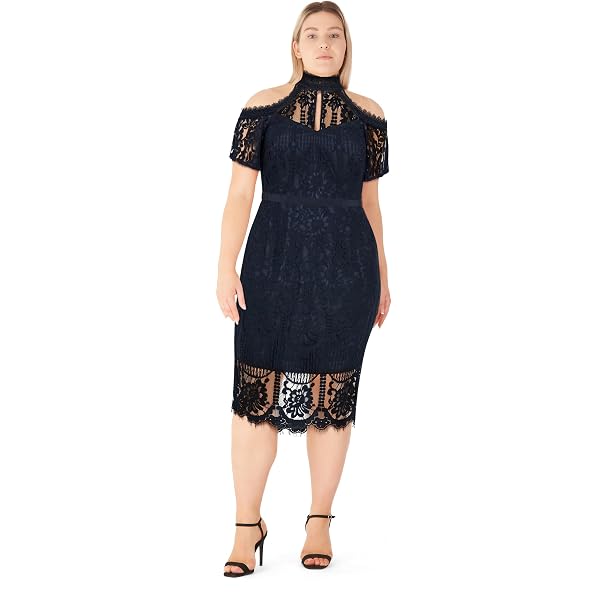 Amazon.com: City Chic Women's Plus Size Cocktail Dress - Lace Lover :  Clothing, Shoes & Jewelry