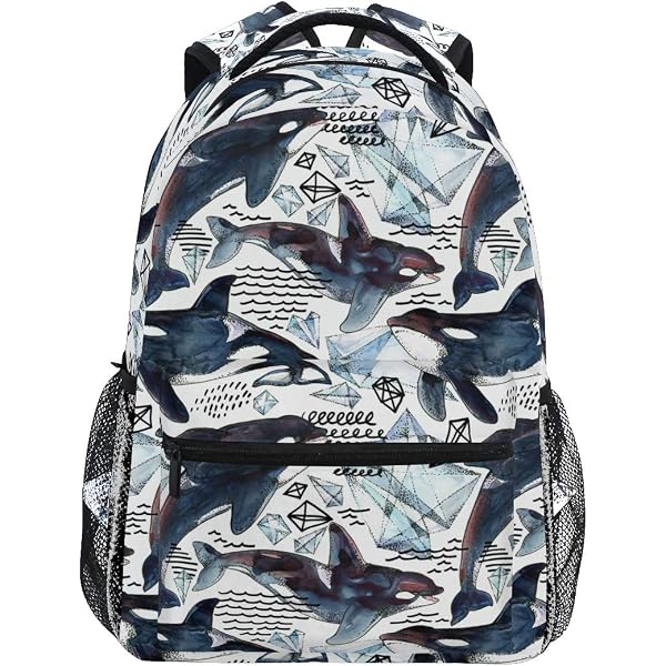 3937 Travel Backpack Purse Fashion Anti-theft Work Casual Orca Whale Blue Amazon.com: ALAZA Travel Backpack Purse for Women Fashion  main image 3
