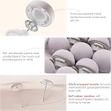 MQUPIN Quilt Fixing Clip 16 Duvet Clips Round Mushroom Attachment Grey view 4