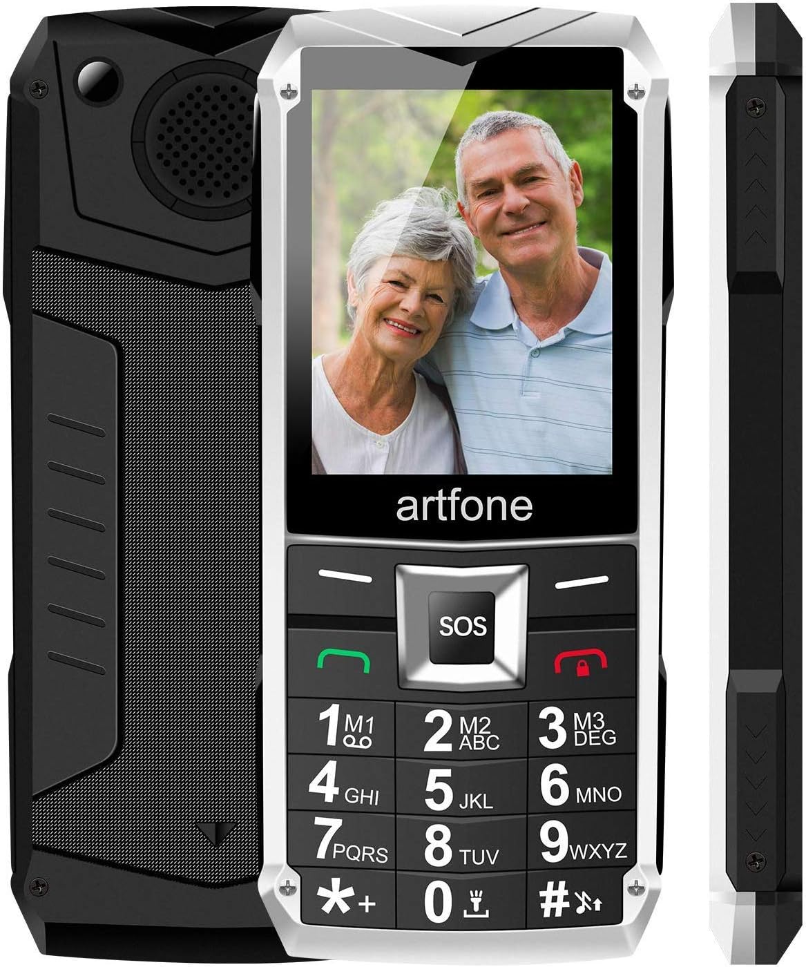 Artfone Big Button Mobile Phone for Elderly, Senior Unlocked Mobile