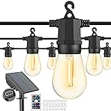 Solar Outdoor Lights, 48FT Shatterproof Solar