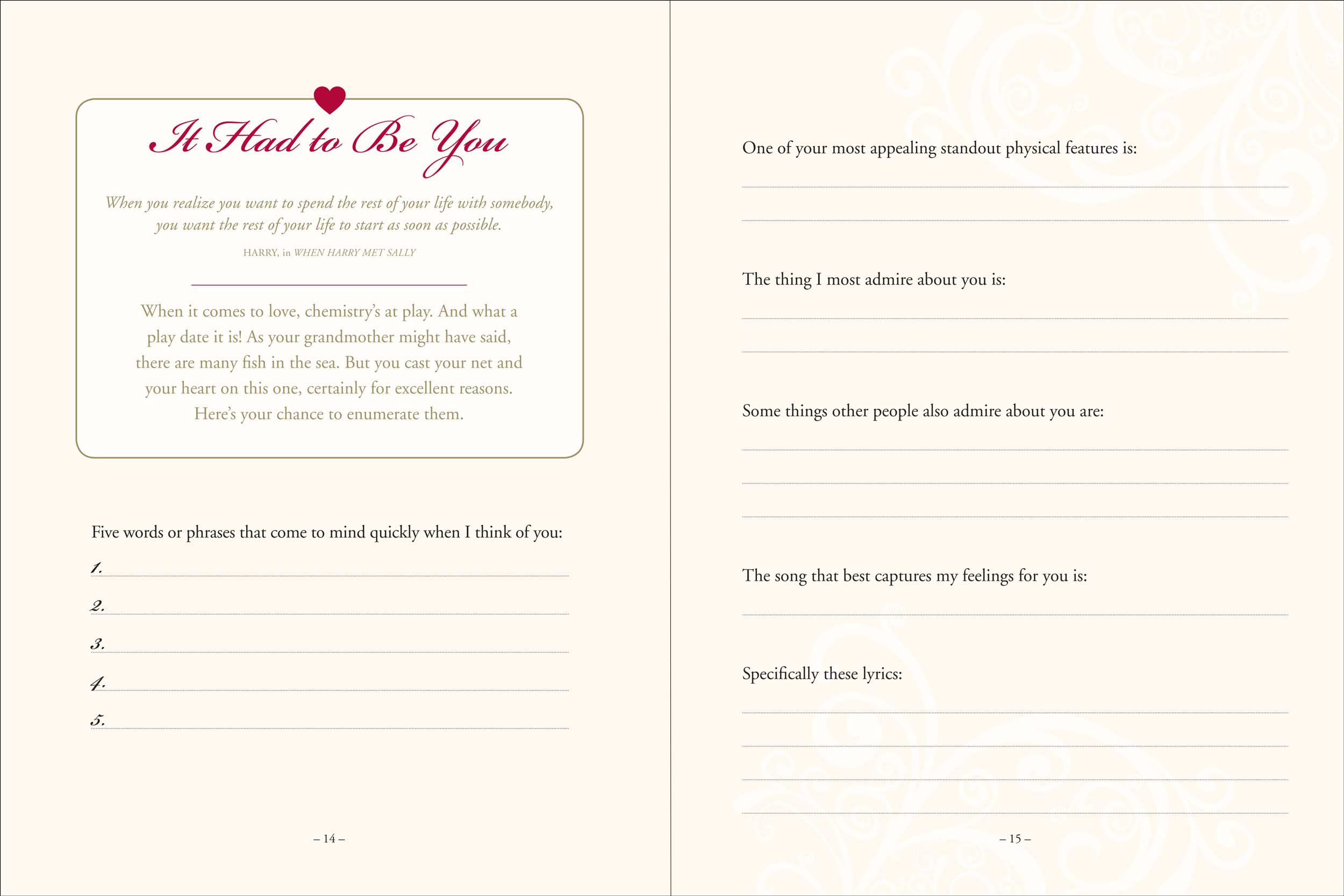 Why I Love You: A Journal of Us (What I Love About You Journal)