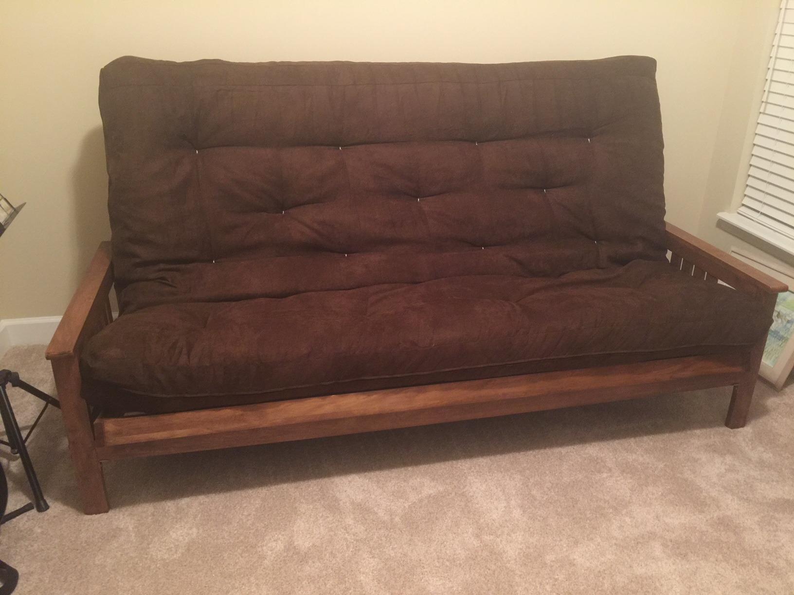 55/mo Finance Nirvana Futons Stanford Futon Set Queen Size, Frame