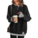 ETCYY Womens Sweaters School Teacher Outfits Fall Clothes Cowboy Chic Knit Cozy Fall Fashion 2026 Winter Oversized Sweater