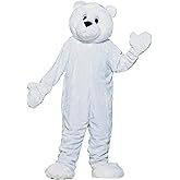 Forum Deluxe Plush Polar Bear Mascot Costume