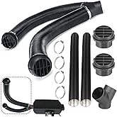 Diesel Heater Pipe Ducting Set - 75mm/3Inch Warm Heater Duct Pipe，9PCS/ Set