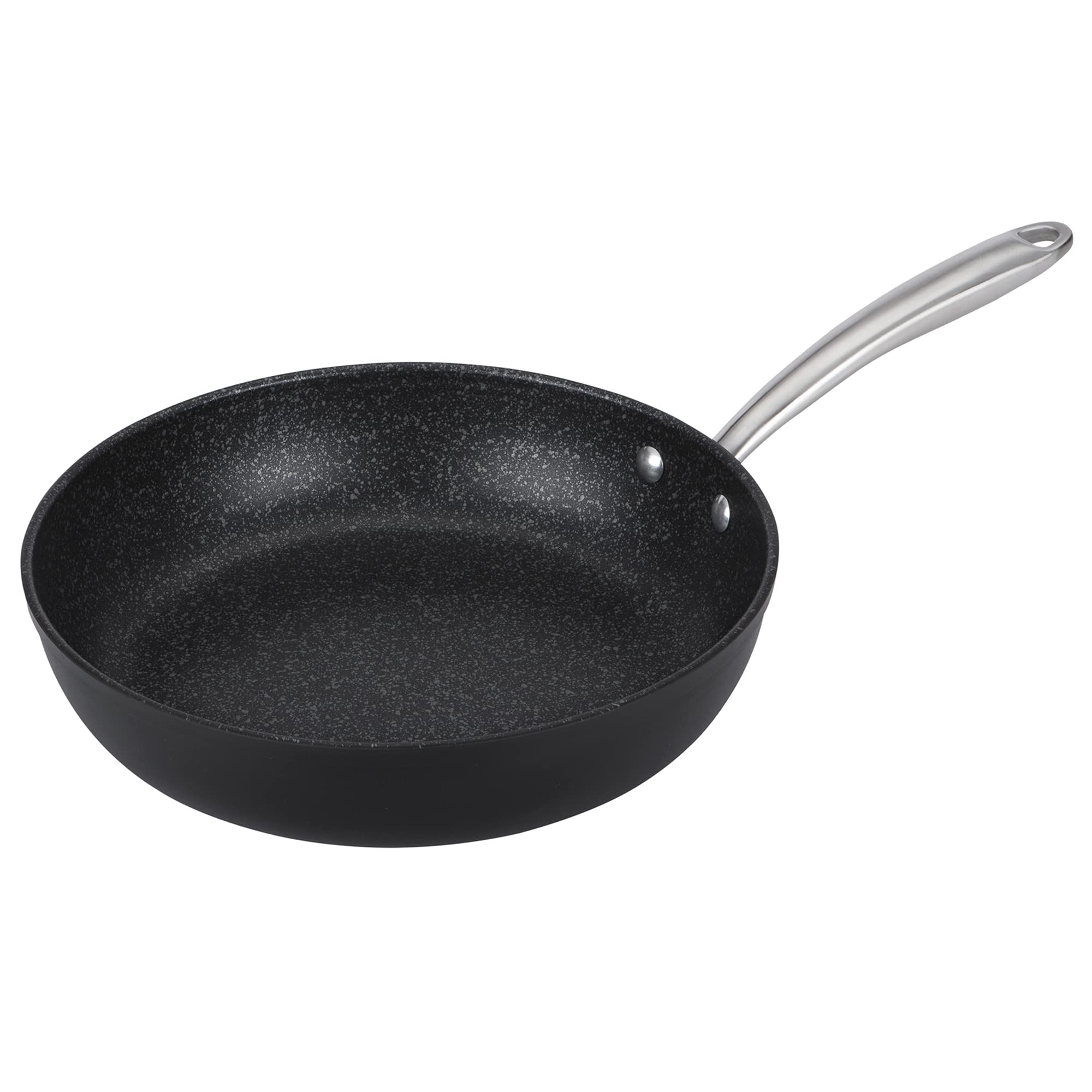 Prestige Scratch Guard Non Stick Frying Pan 29cm - Suitable as Induction Frying Pan, Scratch Resistant, Easy Cleaning Ceramic Exterior with Steel Base, Oven & Dishwasher Safe Cookware, Black — image 1