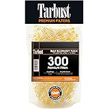 Tarbust Premium, BPA-Free, Medical Raw Material, Disposable Filters for Regular and King Sizes, 300 Per Pack