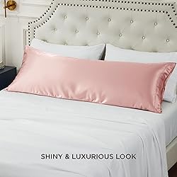 Bedsure Body Pillow Cover 20x54 Inches - Coral