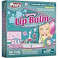 Playz Yummy Lip Balm Makeup Arts & Craft Kit to Create Fruity Lipstick, Shimmering Balms, & Solar Lip Screens Using Science E
