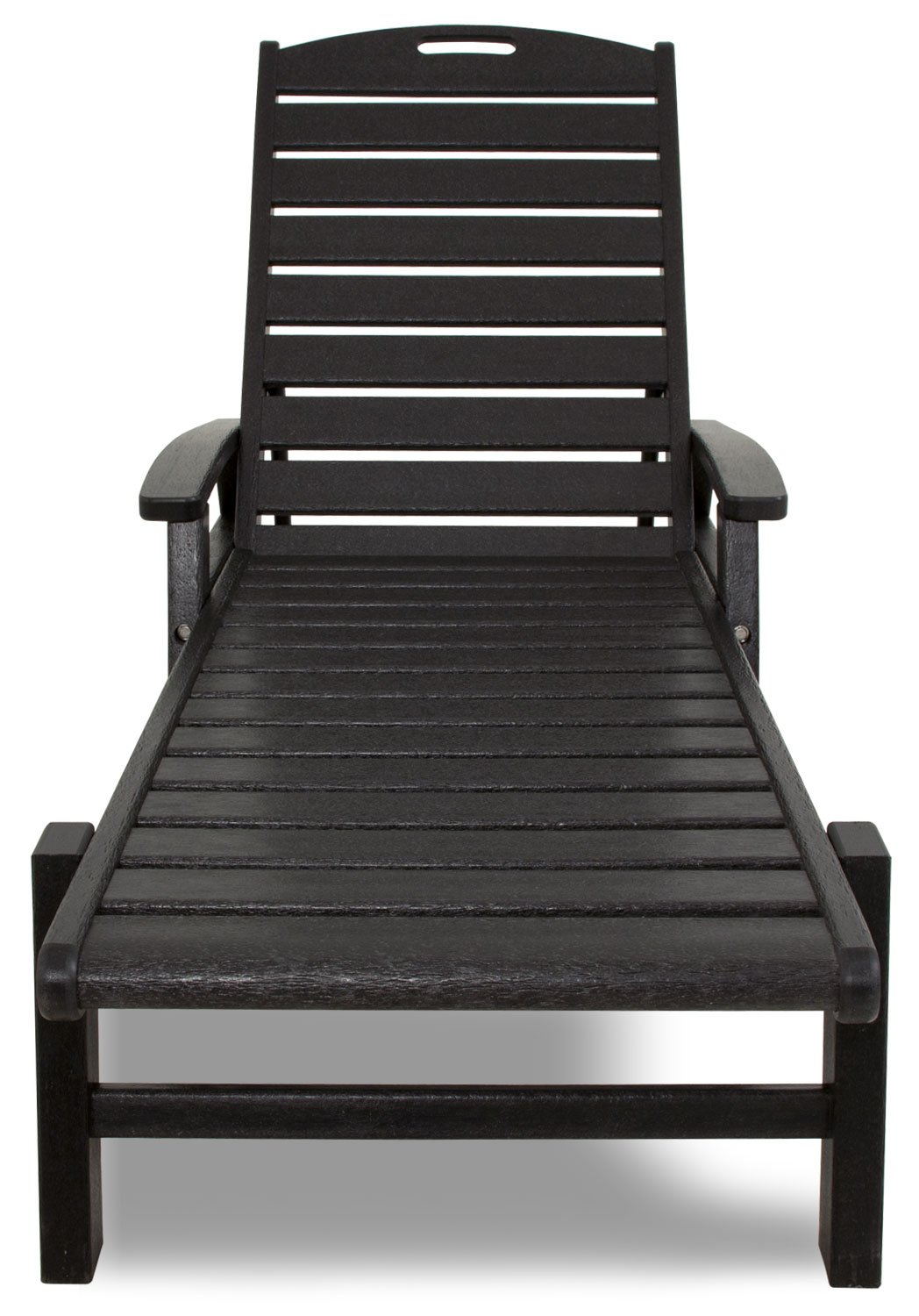 outdoor trex furniture on Patio Lawn Garden Charcoal Black Trex Outdoor Furniture Yacht Club Stackable Chaise Lounger With Arms Lounge Chairs