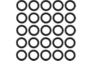 LT Easiyl 20pcs 10.6 x 6.8 x 1.9mm Black Rubber O-Ring Compatible with Honda Fuel Tank 6.8x1.9mm Equivalent 91301-ZM0-V31 91306-PJ4-000