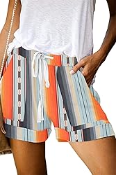 ONLYSHE Womens Casual Drawstring Elastic Waist