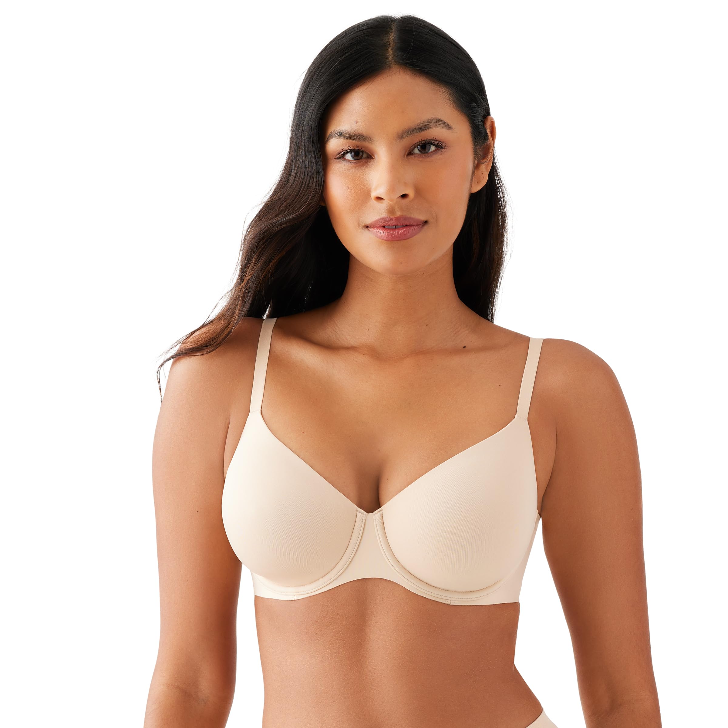 Wacoal Women’s Sleek Standard Seamless Full Coverage Underwire Bra, Sand