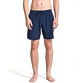 Volcom Men's 17" Elastic Waist Surf Swim Trunks – Quick-Dry Boardshorts with Drawstring and Back Pocket