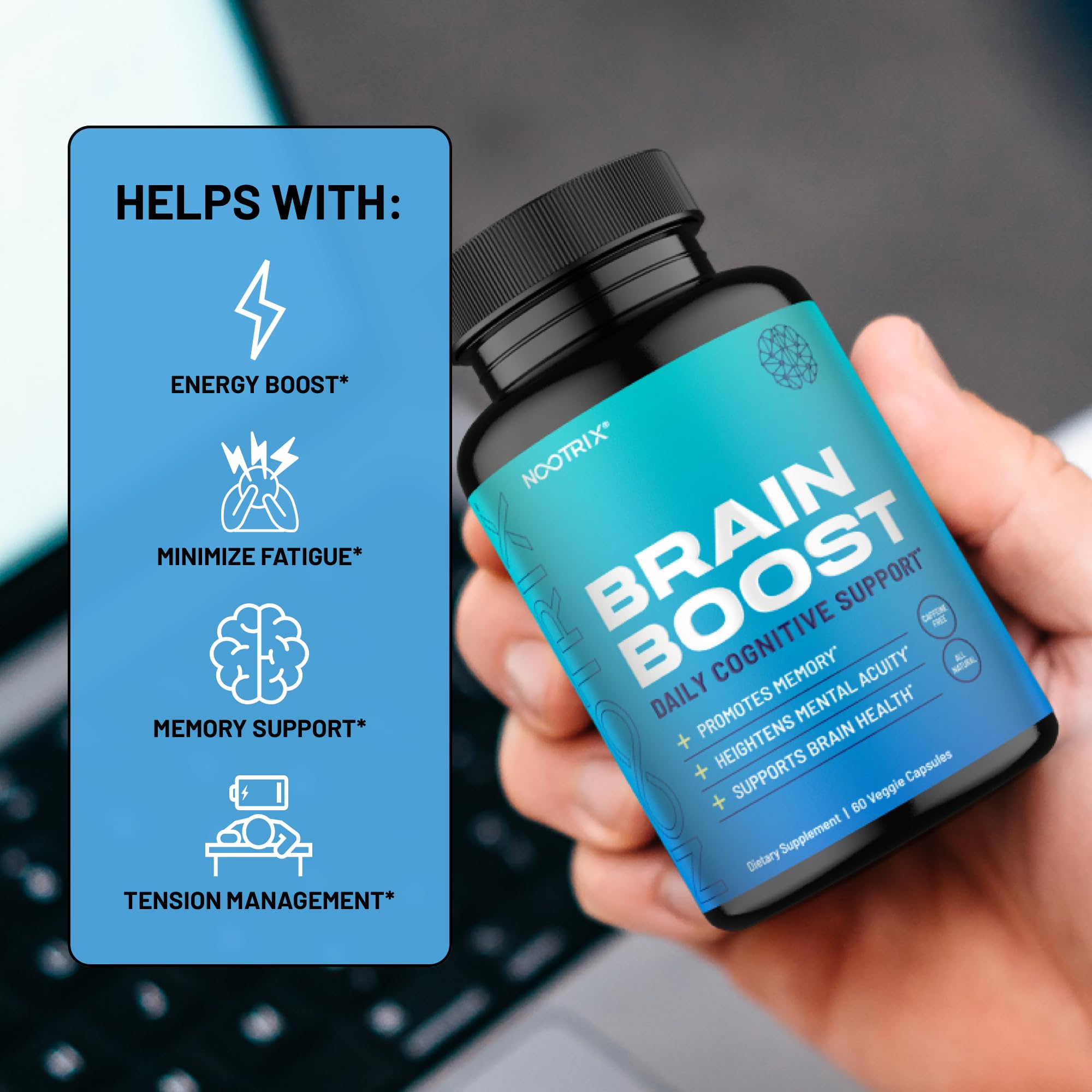 Mua Brain Boost Nootropic Supplement | Supports Memory, Mental Focus ...