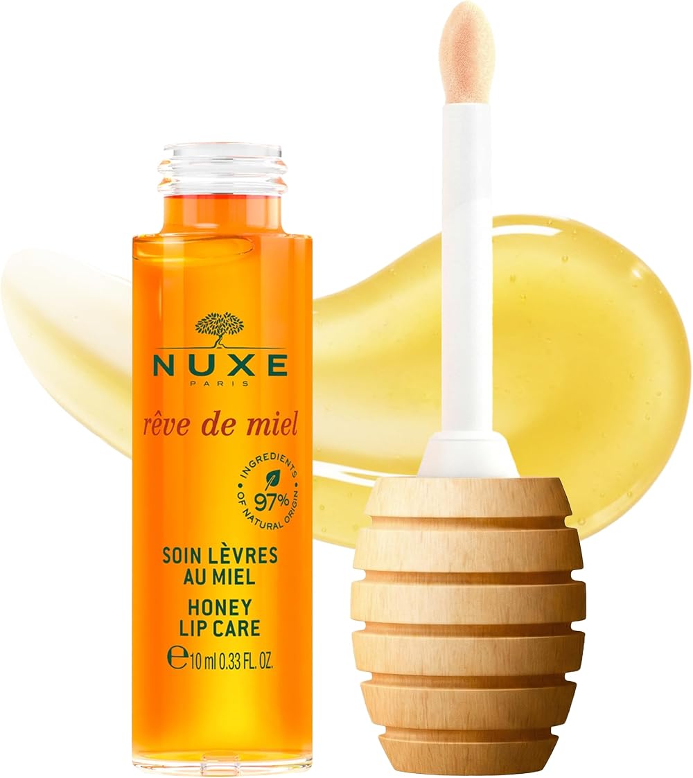 Nuxe Rêve de Miel Honey Lip Care 10ml Clear Lip Treatment Vegan Formula