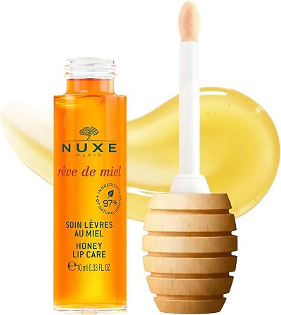 Nuxe Rêve de Miel Honey Lip Care 10ml Clear Lip Treatment Vegan Formula