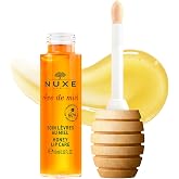 NUXE Lip Oil with Honey &amp; Vitamin E, Reve de Miel Lip Gloss | Non-Sticky Lip Gloss for High Shine &amp; Soft Lips, French Pharmacy Lip Care With Skincare Benefits for Long Lasting Softness