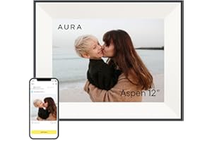 Aspen Cadre photo numérique HD le plus polyvalent d'Aura, 30,5 cm