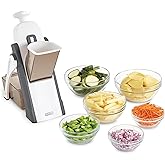 Dash Safe Slice® Mandoline - Compact, Foldable Food Slicer - Slice, Dice, Julienne & More - Perfect for Quick Food Prep - Rec