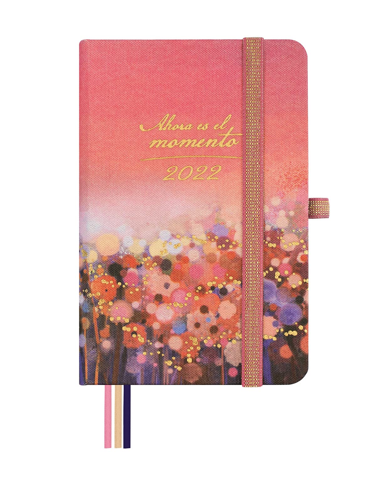 Finocam - 2022 Week to View Diary, October 2021 to December 2022 (15 months) M2 - 82 x 127 mm Minimal Design Momento Spanish